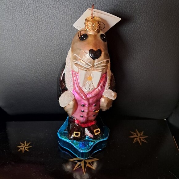 Christopher Radko Walrus Christmas Ornament - Picture 2 of 8